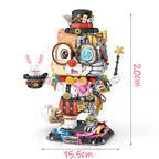 LOZ-1956 Luminous mechanical Squirrel Sorcerer puzzle model assembled children's adult building blocks toy holiday gift - CADA BRICKS®