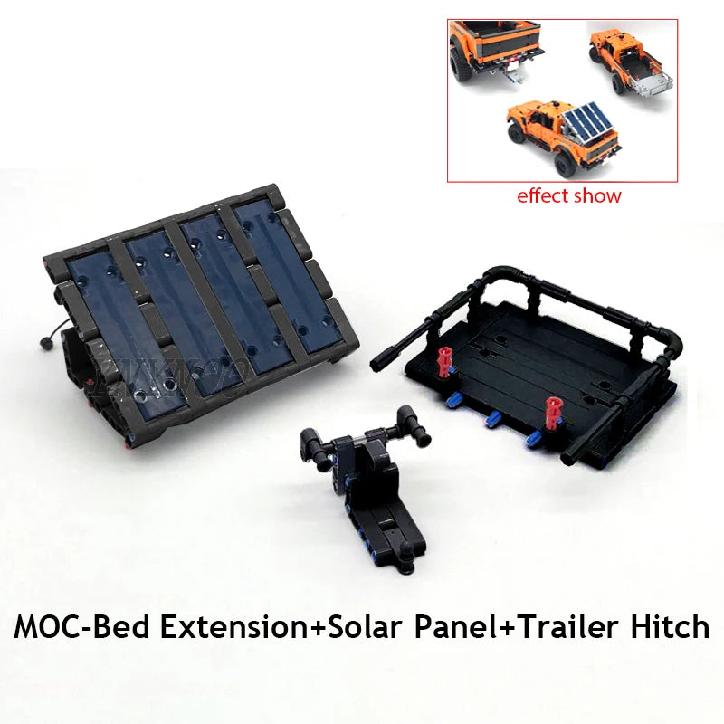 Technical Can Tilted Pickups F-150 Raptor Trailer Model Building Blocks DIY 42126 MOD Bricks Assembly Set Children's Toy Gifts