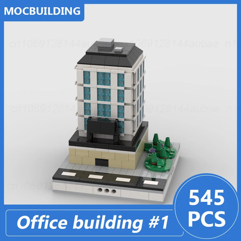 Skyscraper Modular City Series MOC Building Blocks DIY Assemble Bricks City Architecture Display Creative Educational Toys Gifts