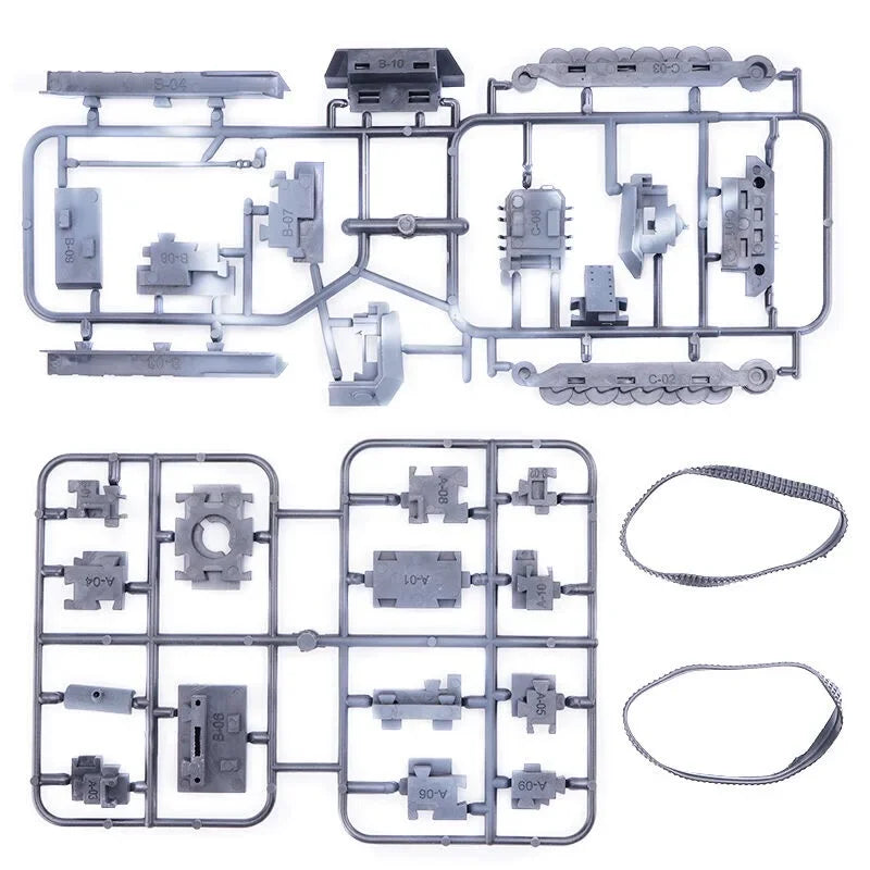 4D Tank Model Building Block WWII German Tiger Panther Tank Military Assembly Model 1:72 Simulation Tank Table Toys Gift For Boy