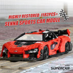 Mould King 10007 Technical Car Building Block The Red Sport Racing Car Set Assembly High-Speed Car Toys Kids Christmas Gift