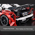 2025 New RS12 Mechanical Sports Car Building Blocks Set 1200pcs Scale 1:14 Racing Car Model Kit Kids Adults Gift Toys Collection