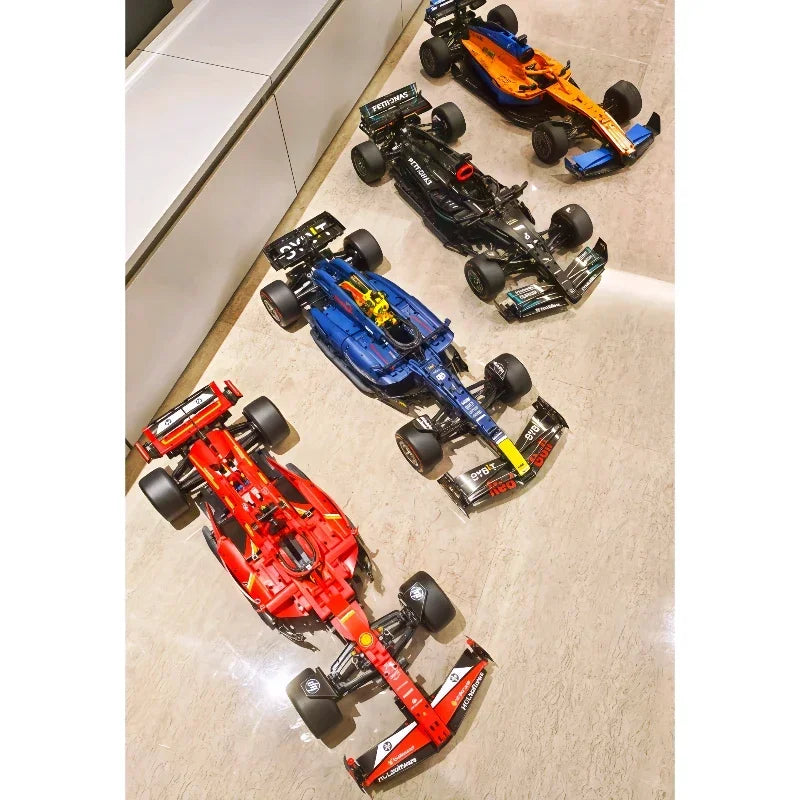 MINISO Serie Corse F1 F1 W14 42171 Performance MCL Formula 42141 RB20 F1 42206 SF24 F1 42207 Modello Supercar Regali di Natale
