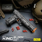 Mould King 14004 Scale Desert Eagle Building Kit with Functional Trigger Collectible Model for Adults Teens Gift Educational Toy