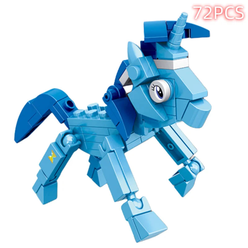 Pony War Mini Model Action Figure Kawaii Building Blocks Compatible Zoon Anime Cities Christmas Hallowmas Birthday Toys Gifts - CADA BRICKS®