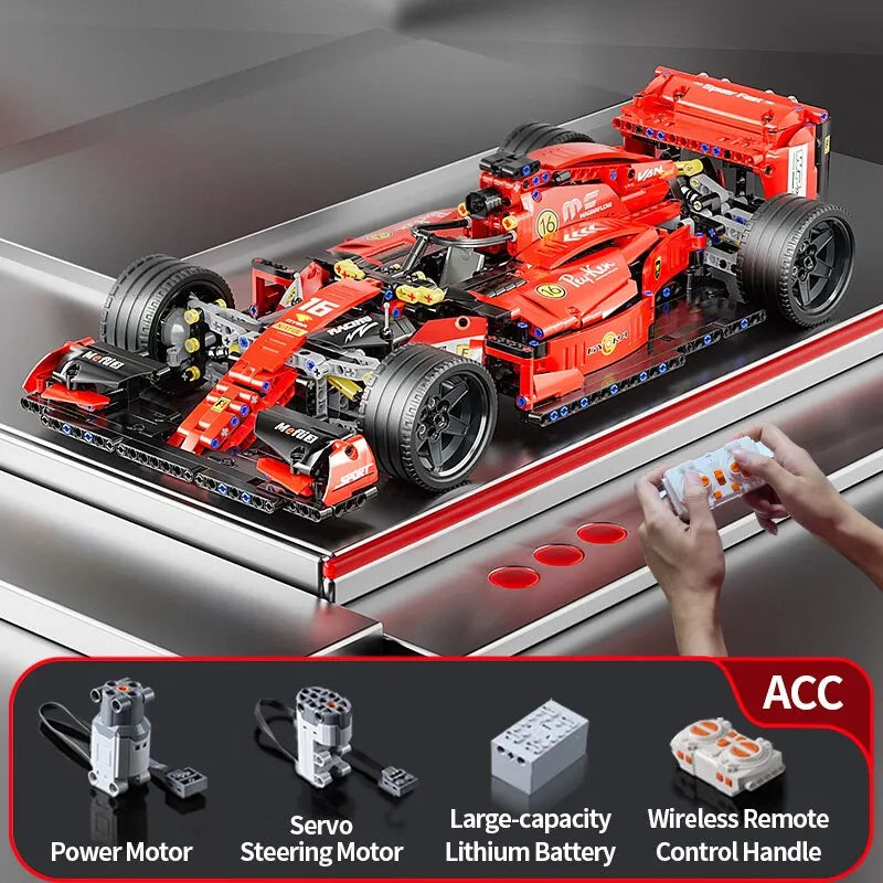 F1 RC Race Cars 1163PCS Building Sets MOC Remote Control Building Blocks Cool Collectible Model Car Kits Building Toys - CADA BRICKS®