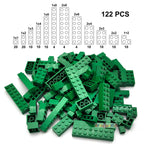 122pcs Thick Figures Bricks 12 Size DIY Building Blocks Educational Creative Size Compatible With 3001 Plastic Toys for Children - CADA BRICKS®