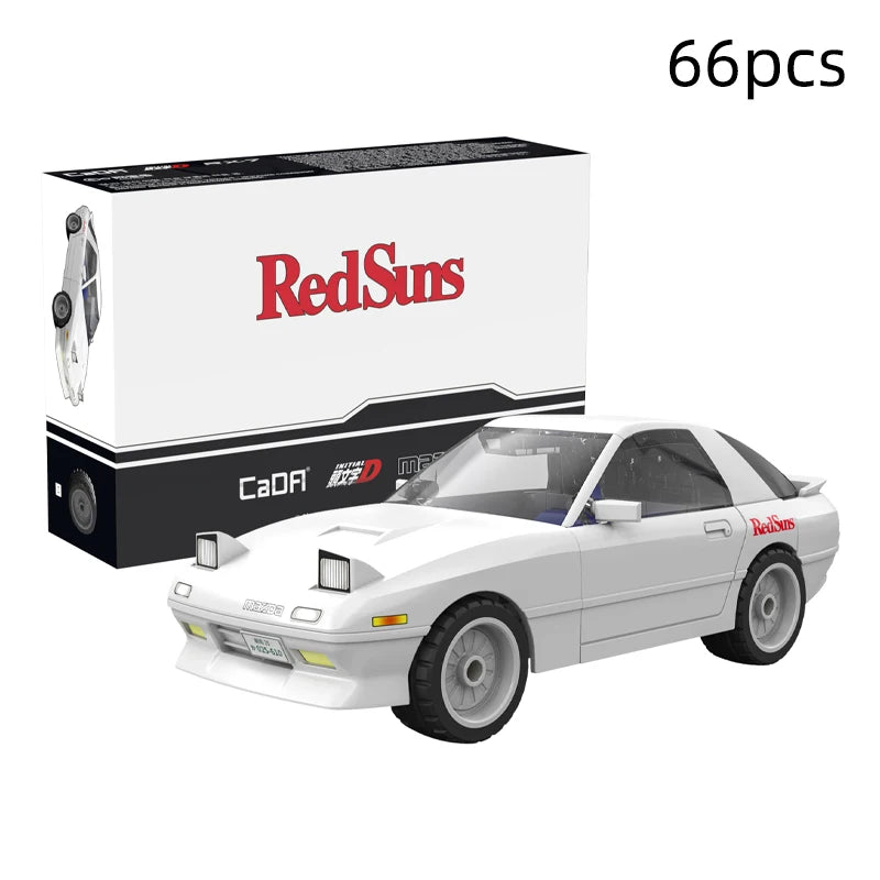 Cada Anime Initial D Champion Vehicle Building Blocks Compatible City Street View Japanese Parking Lot Bricks Toys Boys Gifts - CADA BRICKS®