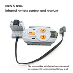 Electronic Model Building Blocks MOC Power Functions Motor Technical Parts IR Speed Remote Control Receiver Battery Box DIY Toys - CADA BRICKS®