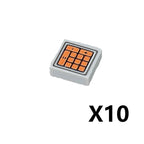 City Printed Accessories Building Blocks Computer Controller Monitor Keyboard Dashboard Mobile Phone Radio Mini Bricks Kids Toys - CADA BRICKS®