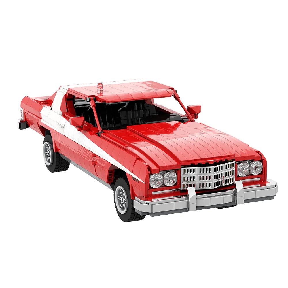 MOC Starsky &amp Hutch Building Blocks Ord Gran Torino 1975 Starsky &amp Hutch Bricks Model Educational Toys Gift
