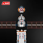 Modèle de bloc de construction du module central de la station spatiale de la série d'exploration spatiale JAKI, jouet de construction pour garçons, cadeau d'anniversaire