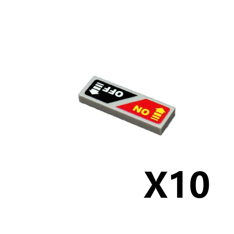 City Printed Accessories Building Blocks Computer Controller Monitor Keyboard Dashboard Mobile Phone Radio Mini Bricks Kids Toys - CADA BRICKS®