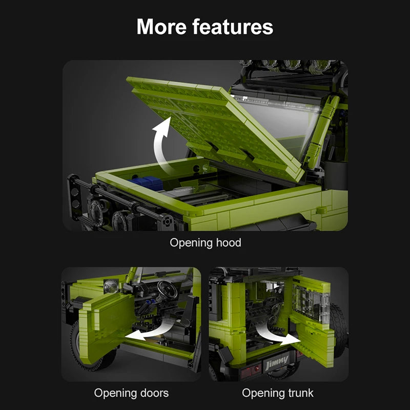 Cada technical Remote Control Off-road Tourer Racing Vehicle Bike Building Block City SUV Rc Car Bricks Toys for Boy Gifts