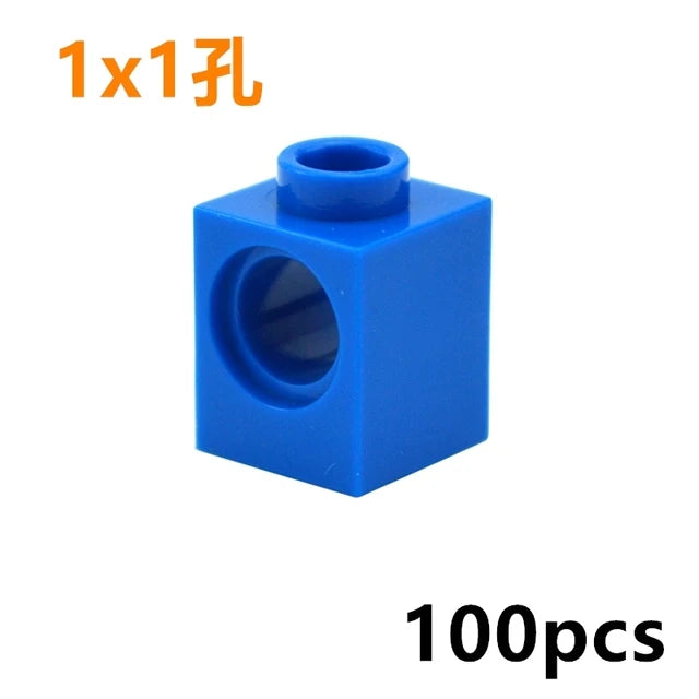 Technical Building Block MOC Combination Studded Long Beam with Hole Thick Bricks Compatible 3703 32018 3895 2730 3894 3701 3700 - CADA BRICKS®