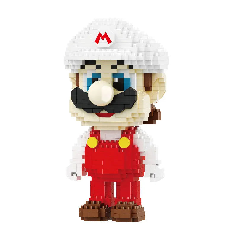 New Anime Mini Blocks Cute Cartoon Peach Luigi Building Bricks Toys for Children Present Bowser Valentine Girls Boy Juguetes - CADA BRICKS®