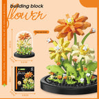 Diy Micro Flower Building Blocks Mini Bricks Particles Eternal Life Flowers Home Decoration Assembling Puzzle Toy Christmas Gift - CADA BRICKS®