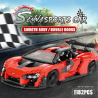 Mould King 10007 Technical Car Building Block The Red Sport Racing Car Set Assembly High-Speed Car Toys Kids Christmas Gift