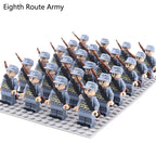 24pcs WW2 Military Army Soldier Soviet US UK German France Building Blocks Set Model Bricks Action Figures Weapon Toys Kids Gift - CADA BRICKS®