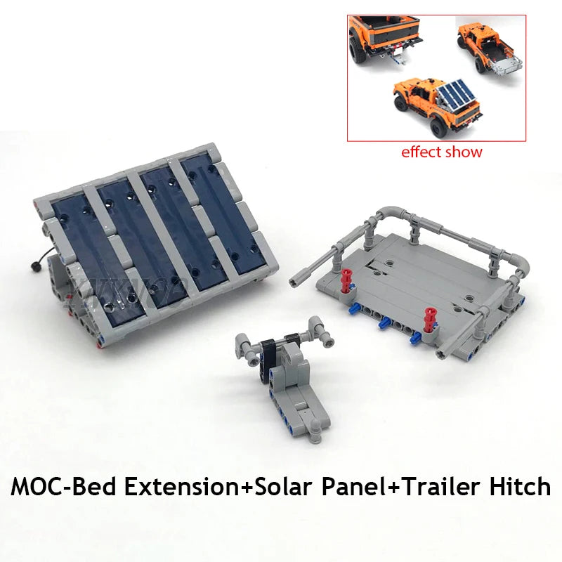 Blocchi da Costruzione Modello Rimorchio Pickup Inclinato Tecnico F-150 Raptor DIY 42126 Set di Mattoncini MOD per Montaggio Regali Giocattolo per Bambini