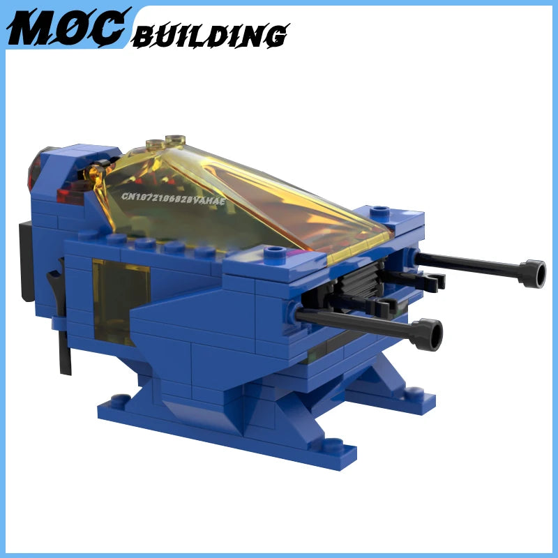 MOC Building Blocks Classic Space Station Series Small Moon Buggy Rocket Car Creative Shuttle-Craft Toys DIY Bricks Xmas Gifts