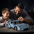 1200 PCS Technology 1:14  Supercar racing building blocks assembled brick car toy gift for boys birthday present