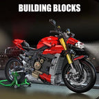 Technical MOC 2221pcs V4 SP Motorcycle City Sport Cars Model Building Blocks DIY Assemble Motorbike Bricks Toys For Children Boy