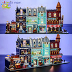 HUIQIBAO Toys MOC City Corner Coffee Shop Architecture Style Street View Micro Building Blocks for Children Construction Bricks - CADA BRICKS®