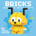 Disney 108 style Stitch LinaBell StellaLou Building Blocks Princess Cartoon Figrues Bricks Children's Assembly Toys Model Gift - CADA BRICKS®