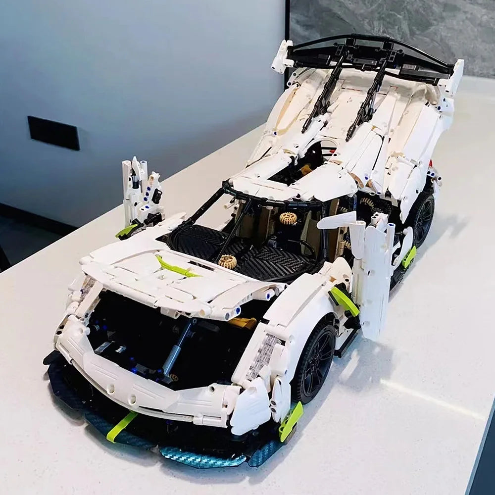 LEGO Koenigsegg 4346 PEZZI MOC CaDa C61048 Fantasma Auto Sportiva Modello Technic 1:8