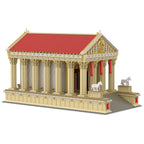Gobricks MOC Mattoni Modello Tempio Romano Antico Architettura Medievale Tempio Romano Antico Blocchi da Costruzione Giocattoli da Assemblare Regalo per Bambini