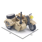 Military Special Forces Police SWAT Gangster Weapons Guns Mortar Jeeps Off-Road Armored Vehicle Model Soldier Building Block Toy
