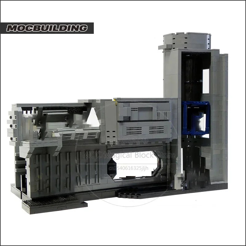 Space Battle Station MOC Building Blocks Movie Diorama Base Architecture Technology Bricks Collection Model Toys Xmas Gifts