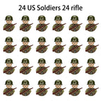 Military Building Blocks, Figures, Action Figures, Toys, Mini Dolls, Soldier Characters, Children's Toys, National Army Phalanx - CADA BRICKS®