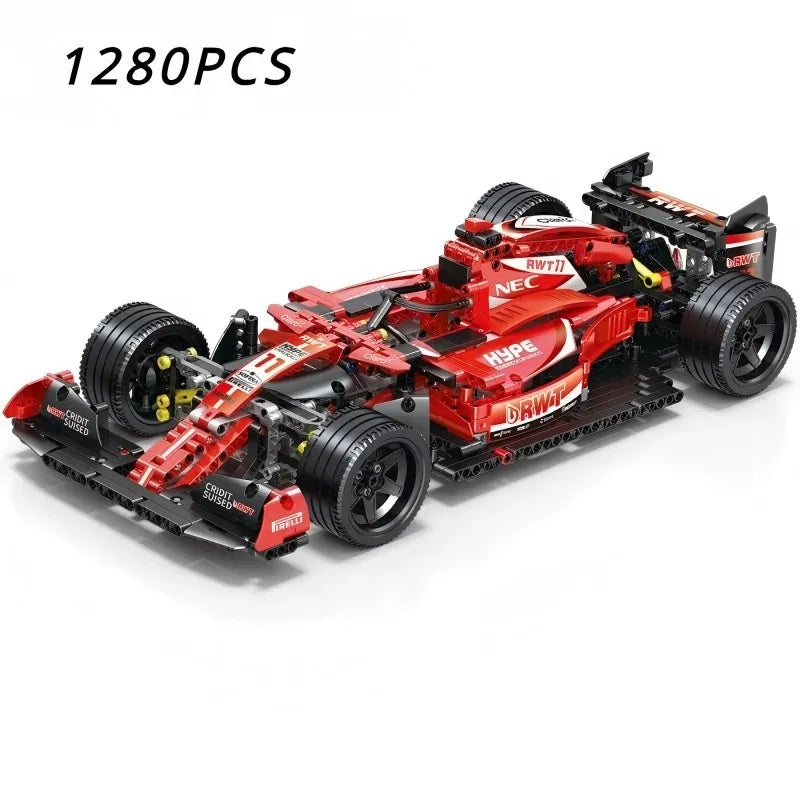 2025New Technology 1:8 F1 Formula Red Sport racing Model Building Block Mechanical Set Assembly Toy  For Children's Holiday Gift - CADA BRICKS®