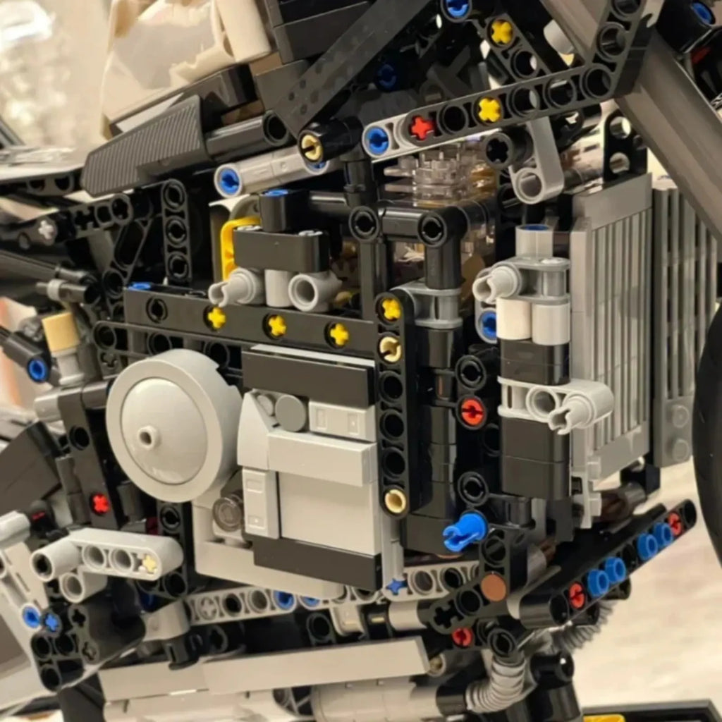 High-end motorcycle building block suit motorcycle model suit adult, luxury motorcycle DIY collection with movable wheels - CADA BRICKS®