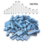 122pcs Thick Figures Bricks 12 Size DIY Building Blocks Educational Creative Size Compatible With 3001 Plastic Toys for Children - CADA BRICKS®