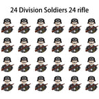 Military Building Blocks, Figures, Action Figures, Toys, Mini Dolls, Soldier Characters, Children's Toys, National Army Phalanx - CADA BRICKS®