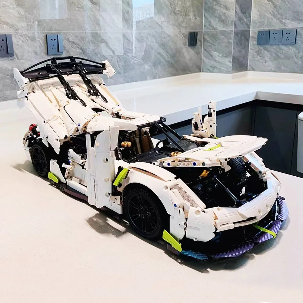 LEGO Koenigsegg 4346 PEZZI MOC CaDa C61048 Fantasma Auto Sportiva Modello Technic 1:8