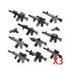 Military Army Figures Building Blocks SWAT Ghost Commando Special Forces Soldier Weapons Gun Hat Shield Belt AK Mini Bricks Toy - CADA BRICKS®