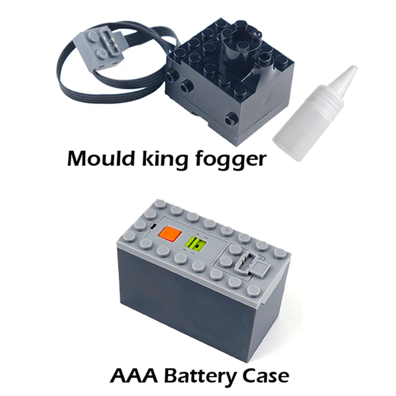 Technical  spray smoke Motor Sprayer Bricks Mould King Fogger for Legoeds Building Blocks MOC Train Car Parts Motor Model