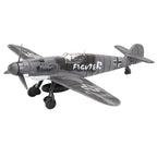 ViiKONDO Vliegtuig Speelgoed Model Bouwpakket 1/49 WOII Duitse BF109 Jachtvliegtuig Oorlogsplane Doe-Het-Zelf Montage Plezier Kind Vliegtuig Cadeau Kantoordecoratie