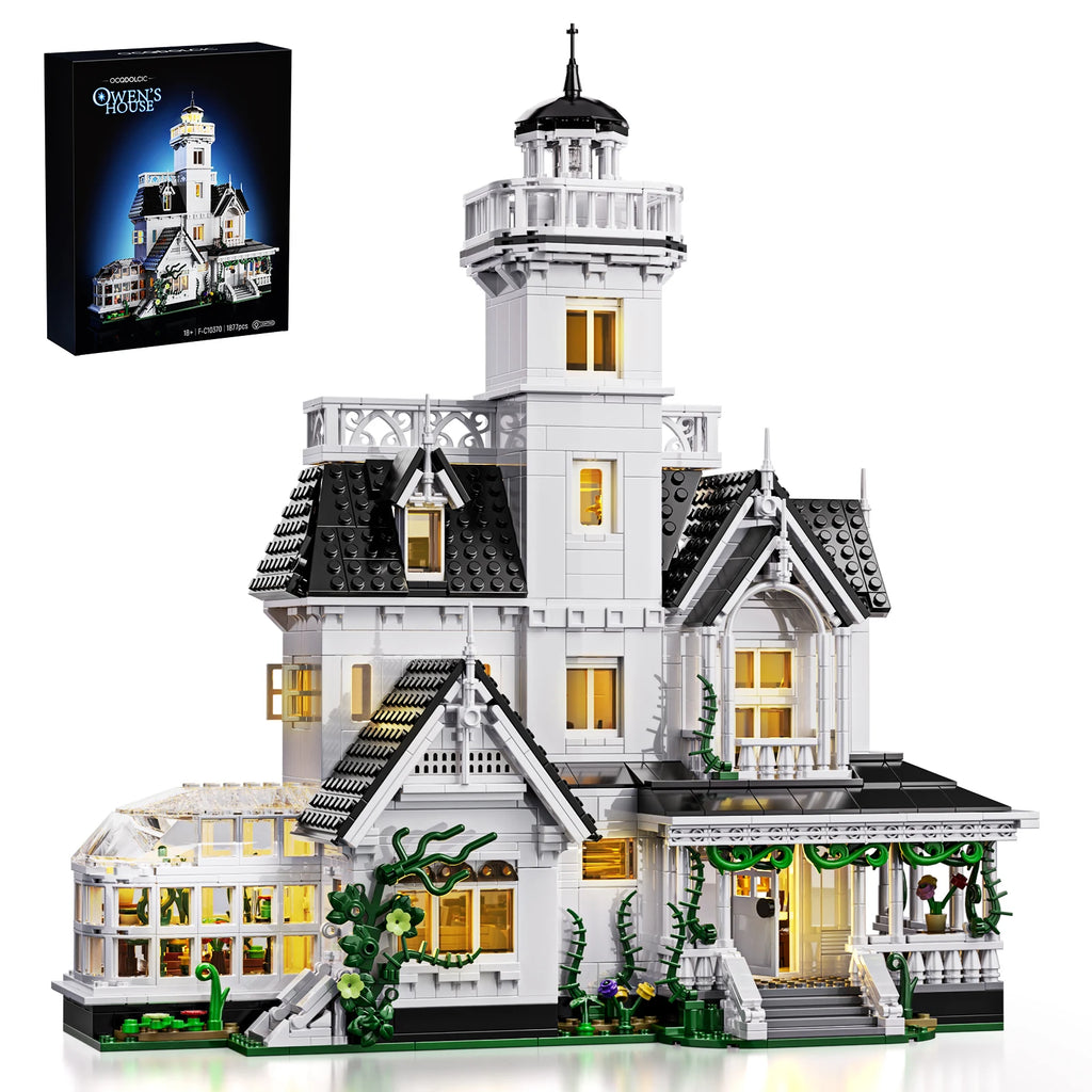 Magic House Owens Home Building Blocks Set Medieval Architecture Vintage Cottage Collection Bricks Toys Gifts Fans Adults