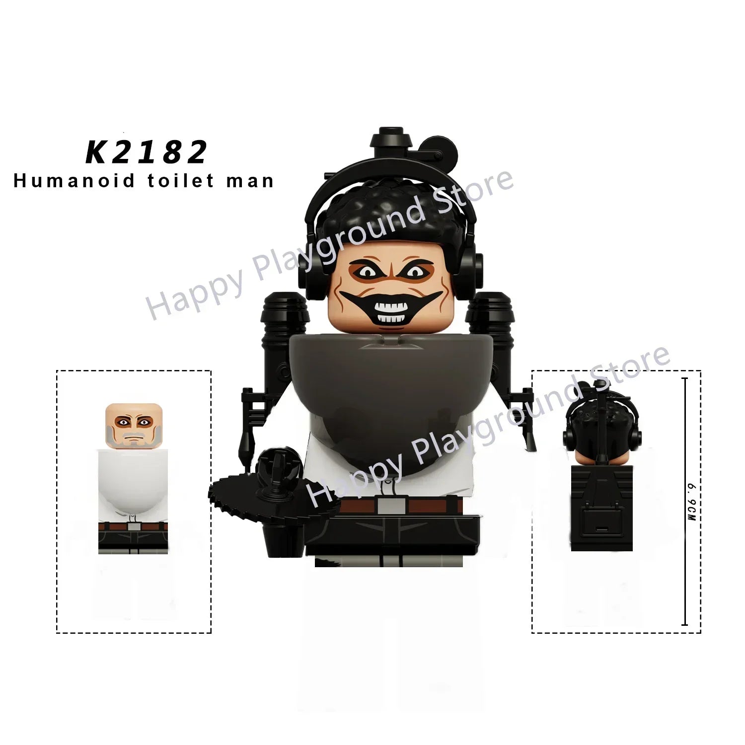 New KDL SWAT Skibidi Toilet Man Figures Anime Block Toys TvMan Titan Cameraman Speakerman Bricks Model Toy For Kid Birthday Gift - CADA BRICKS®
