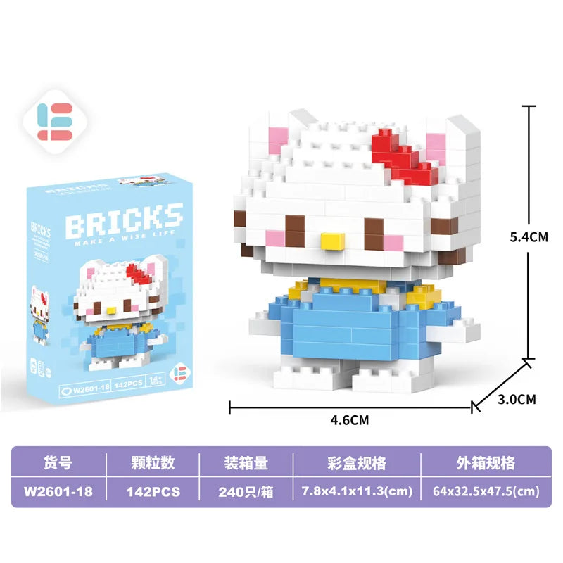 Disney Small Granular Building Model Toy Cartoon Character Stitch, SpongeBob Mini Block Toy Christmas Gift for Children - CADA BRICKS®