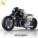 HUIQIBAO High-tech Classic Motorbike Building Model Blocks Moto City Racer Bricks Toy for Kids Boy Children Adult MOC Car Set - CADA BRICKS®
