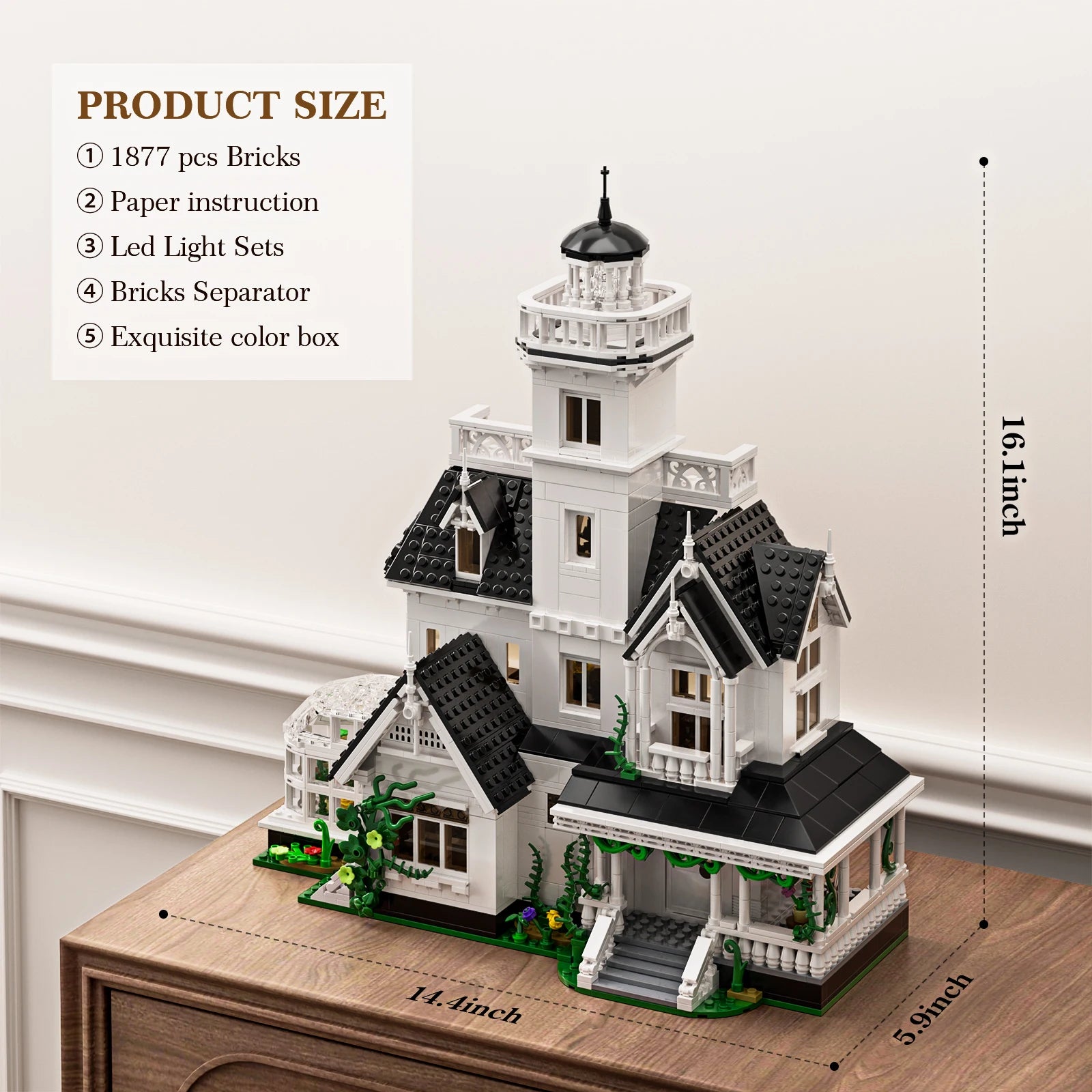Magic House Owens Home Building Blocks Set Medieval Architecture Vintage Cottage Collection Bricks Toys Gifts Fans Adults