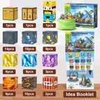 Magnetic Building Block Magnet Cube Mine World Set for Boy Girl Kid Age 3+ DIY Model Children STEM Sensory Toy Christmas Gift - CADA BRICKS®