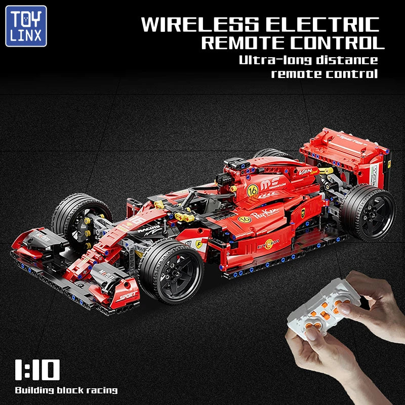 F1 RC Race Cars 1163PCS Building Sets MOC Remote Control Building Blocks Cool Collectible Model Car Kits Building Toys - CADA BRICKS®