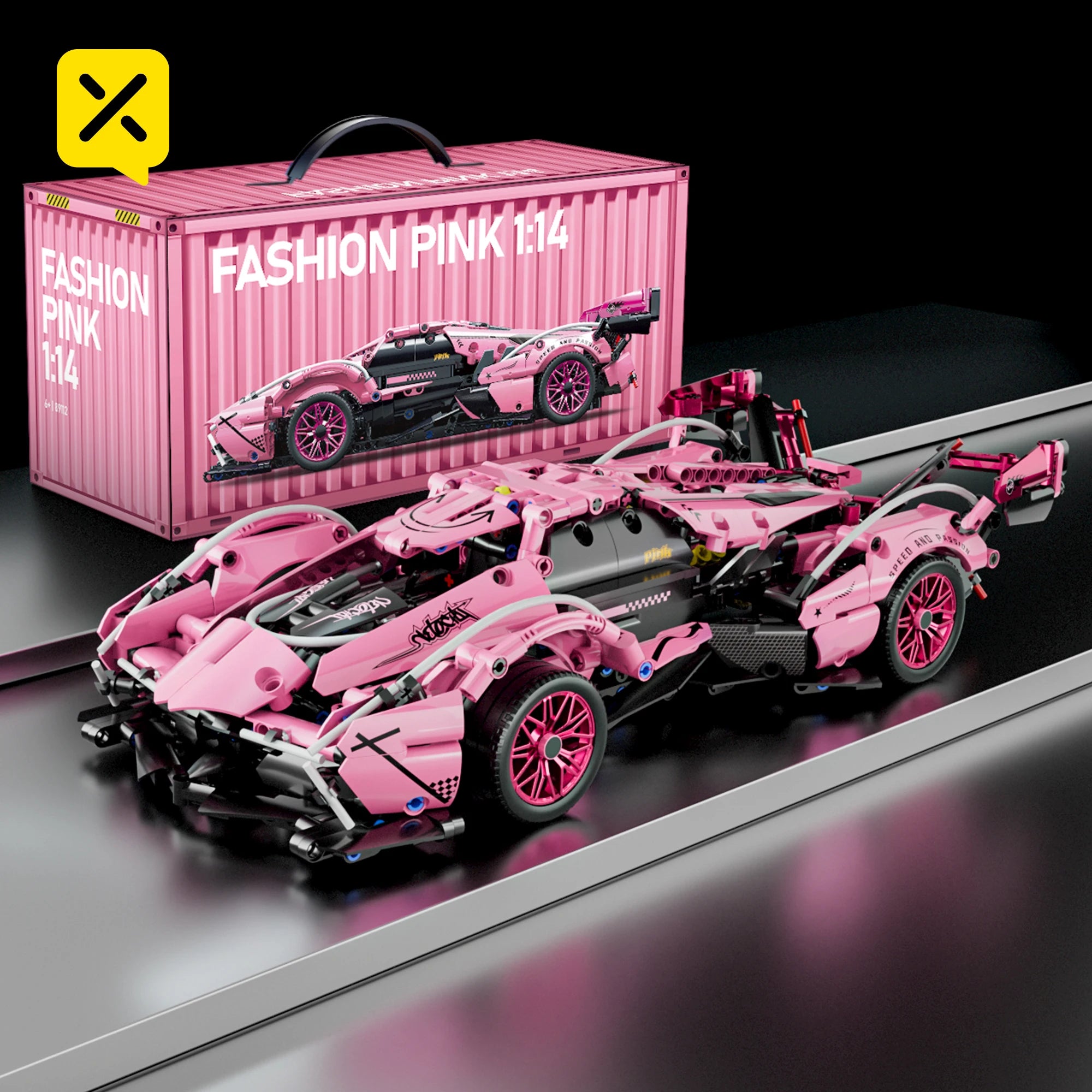 ToylinX Technical Building Blocks Racing Sport Car Speed Vehicle Model City Mechanical Super Bricks Puzzle Toys Adult Gift - CADA BRICKS®